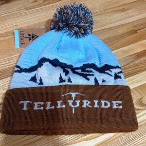 LOCALE “Telluride” Mountain Adventure Beanie - Blue and Brown